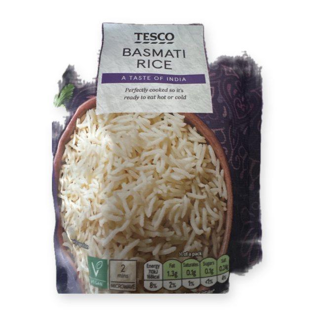 Tesco Aromatic Basmati Rice, Microwave