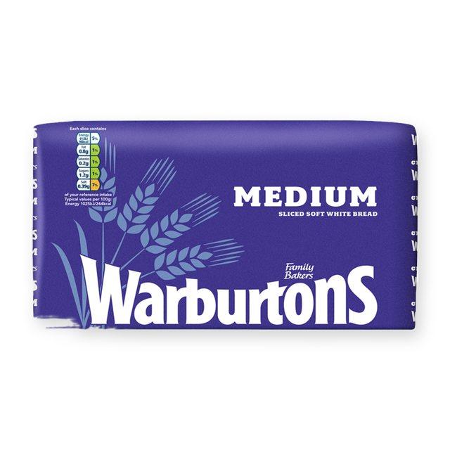 Warburtons Medium Sliced White
