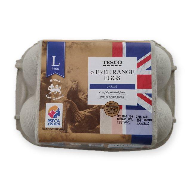 Tesco Large free range eggs