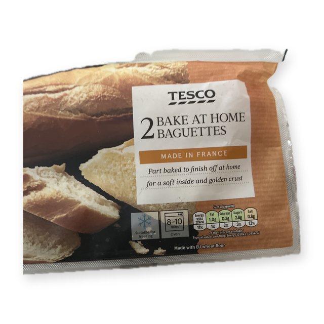 Tesco 2 Bake at Home Baguettes