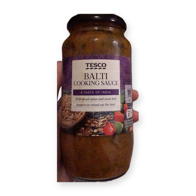 Tesco Balti Cooking Sauce