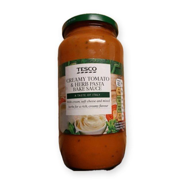 Tesco Creamy tomato and herb pasta bake sauce