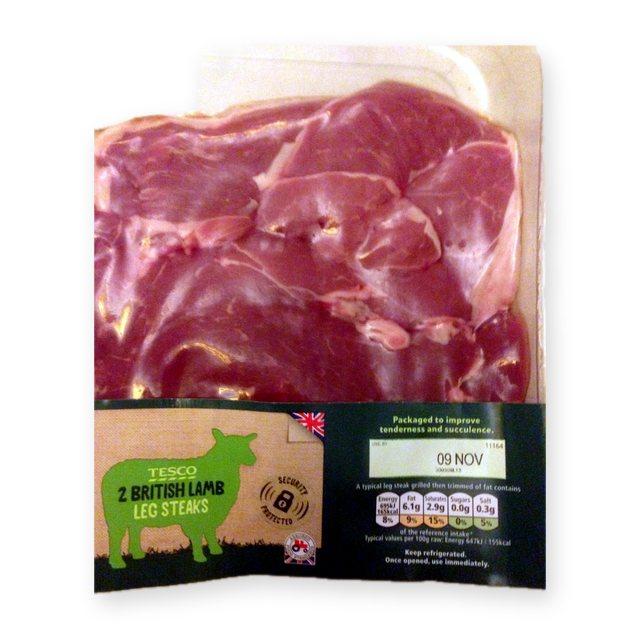 Tesco Lamb leg steaks