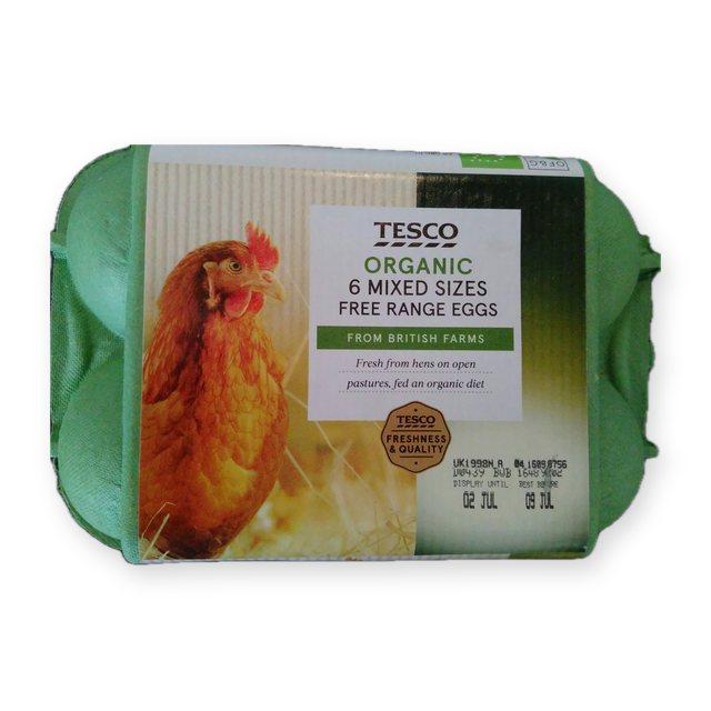 Tesco Organic Free Range Eggs