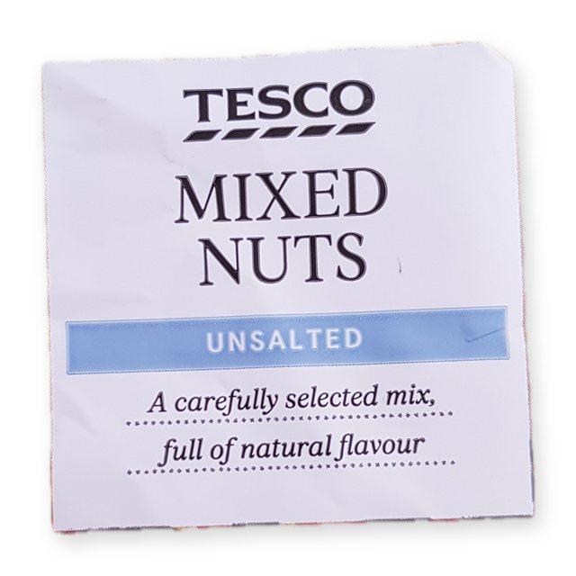 Tesco Unsalted Mixed Nuts