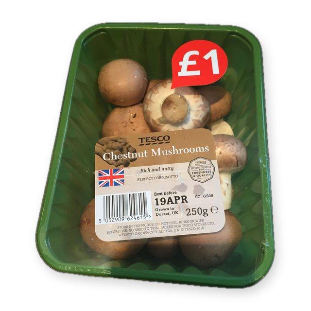Tesco Chestnut mushrooms