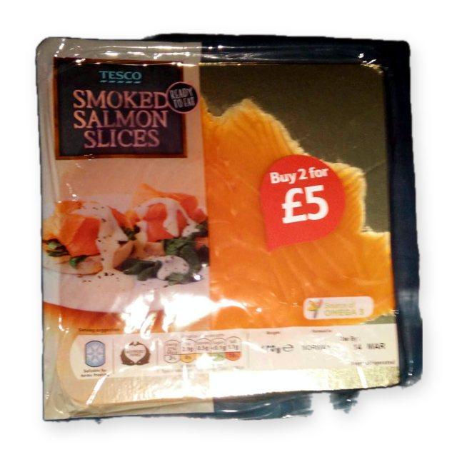 Tesco Smoked Salmon Slices
