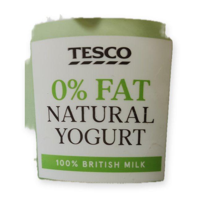 Tesco 0% Natural Yoghurt