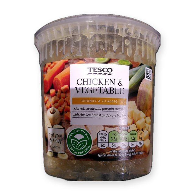 Tesco Chicken & Vegetable Soup