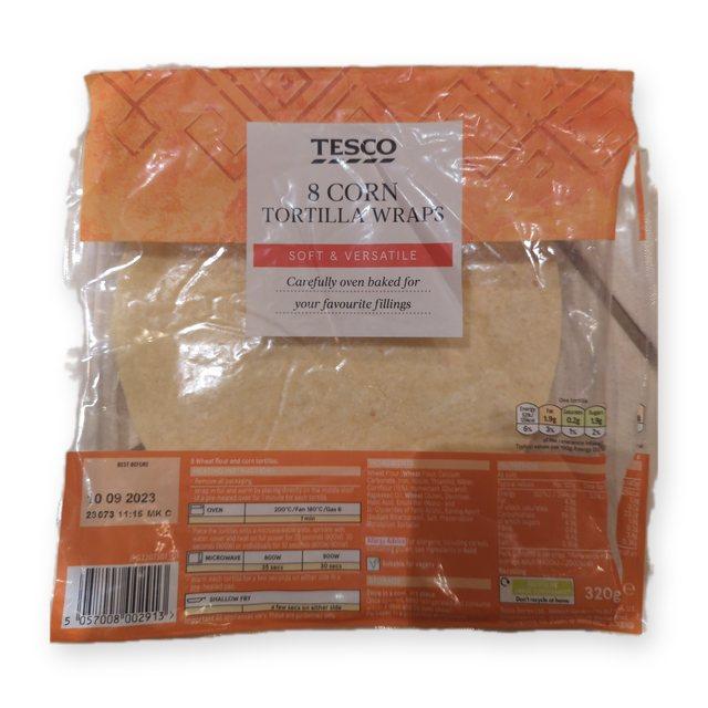 Tesco Corn Tortilla Wraps