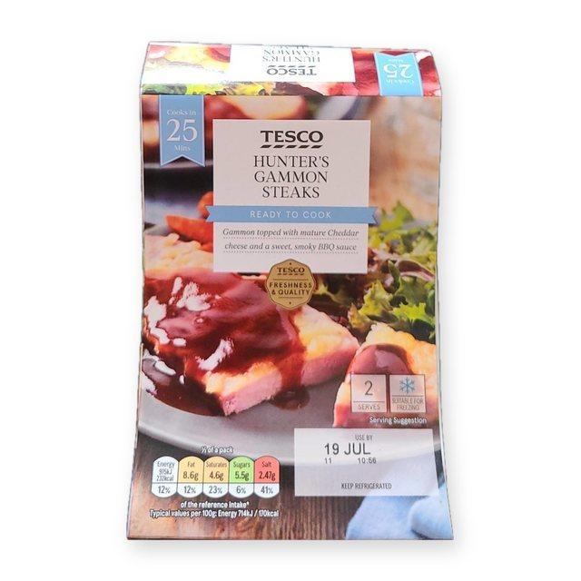 Tesco Hunters gammon steak