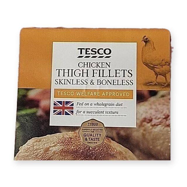 Tesco Chicken thigh fillets skinless and boneless