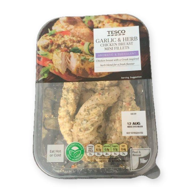 Tesco Garlic & herb chicken breast