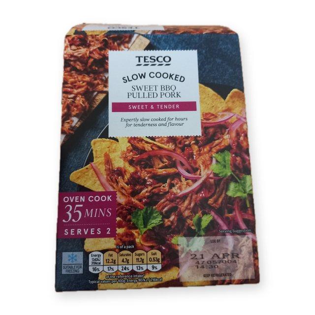 Tesco Slow cooked sweet BBQ pulled pork