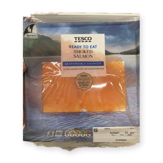 Tesco Ready to Eat Smoked Salmon