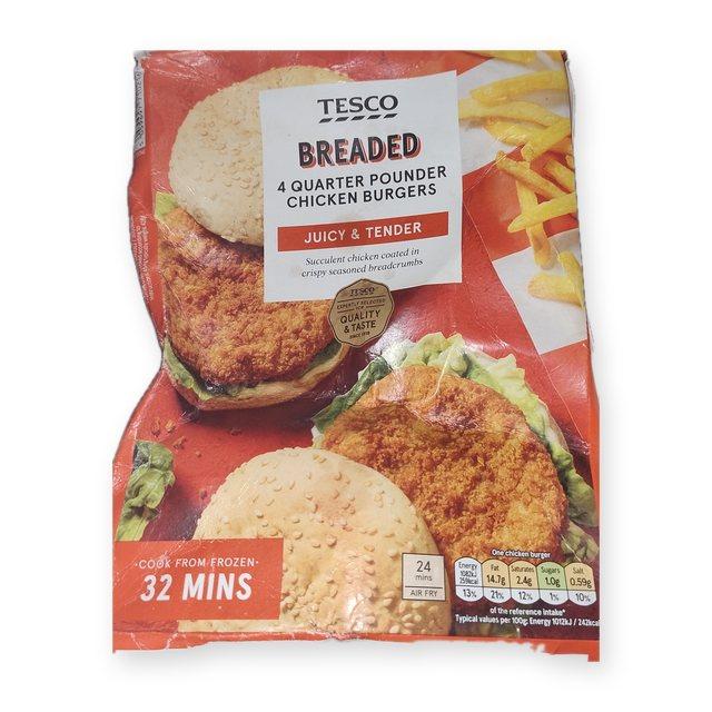 Tesco Chicken Quarter Pounder Burger