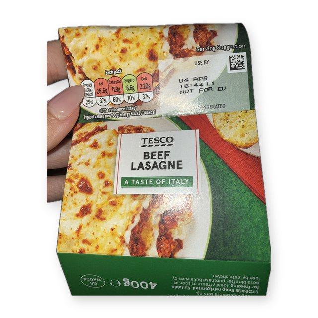 Tesco Beef Lasagne