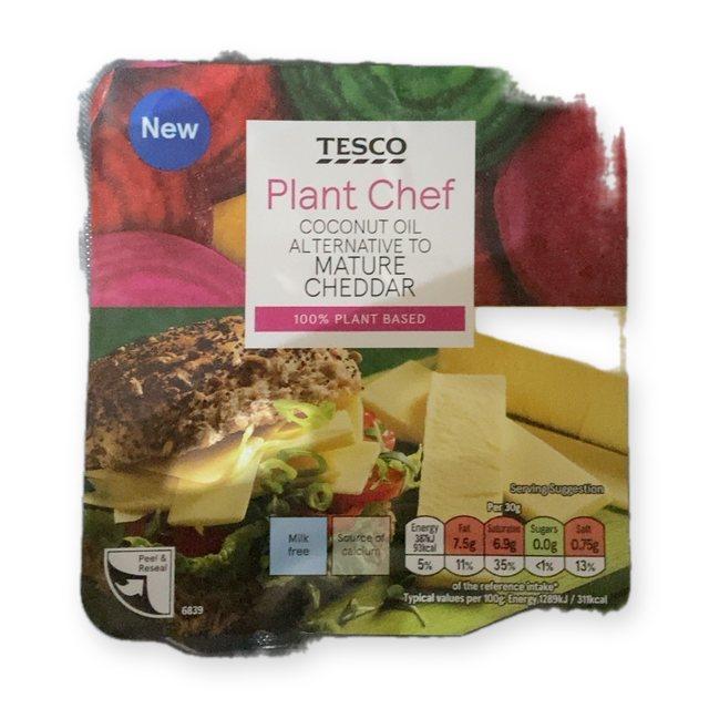 Tesco Coconut alternative to Mature Cheddar