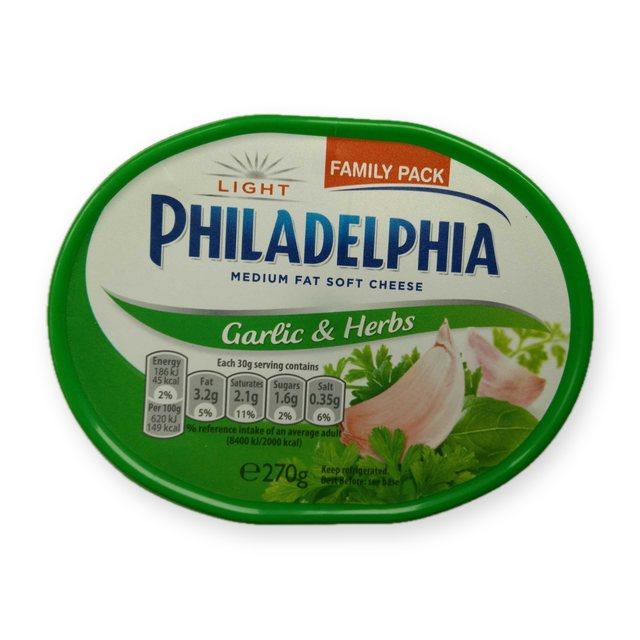 Philadelphia Light Garlic & Herb