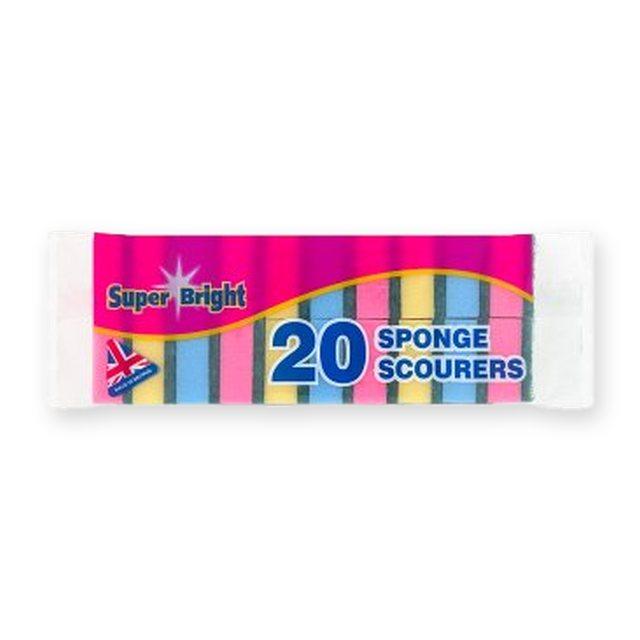 Super Bright Sponge Scourers
