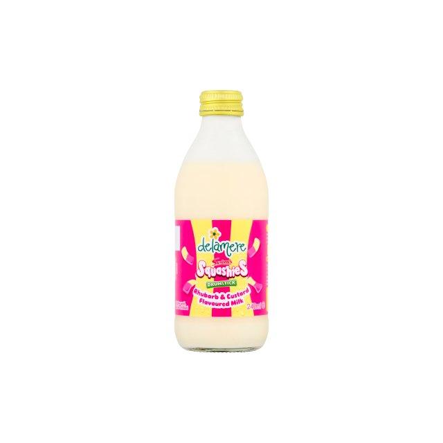 Delamere Squashies rhubarb & custard milk, 10 pack