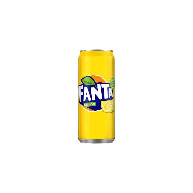 Fanta Lemon cans, 24 pack