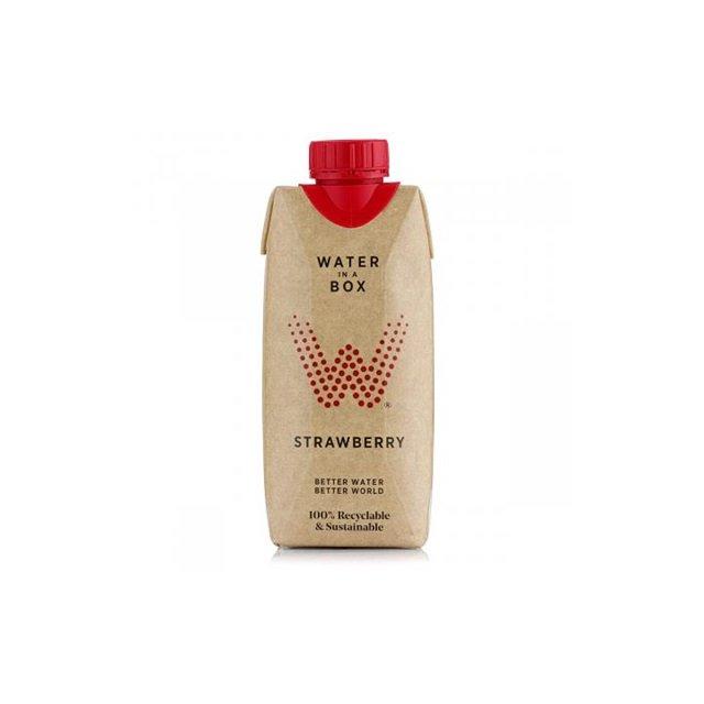 Water In A Box strawberry, 12 pack