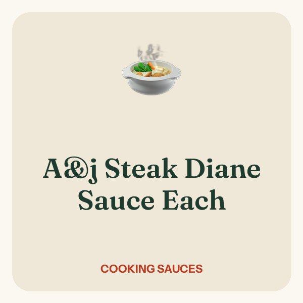 A&j Steak Diane Sauce Each