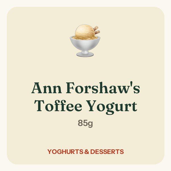 Ann Forshaw's Toffee Yogurt