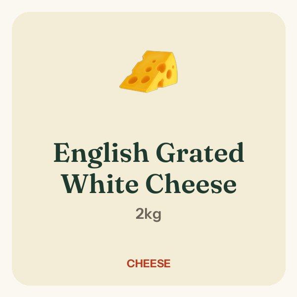 English Grated White Cheese