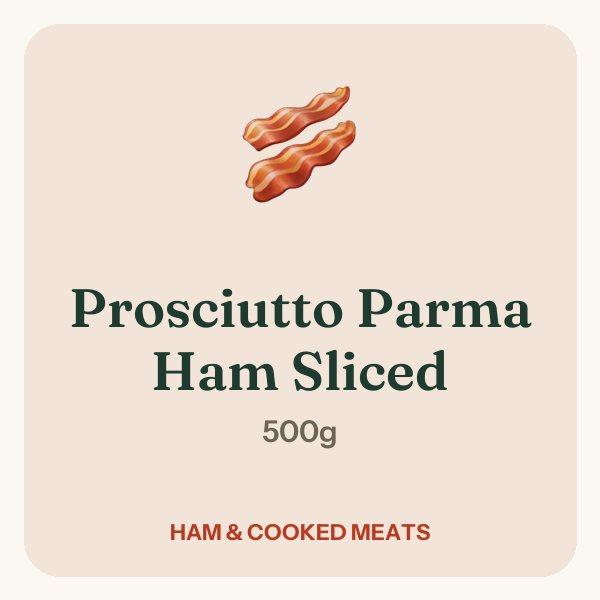 Prosciutto Parma Ham Sliced
