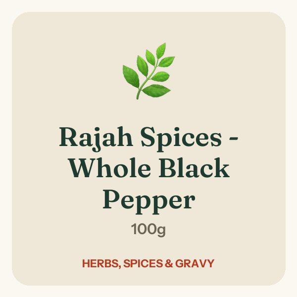 Rajah Spices - Whole Black Pepper
