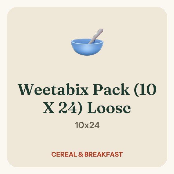 Weetabix Pack (10 X 24) Loose