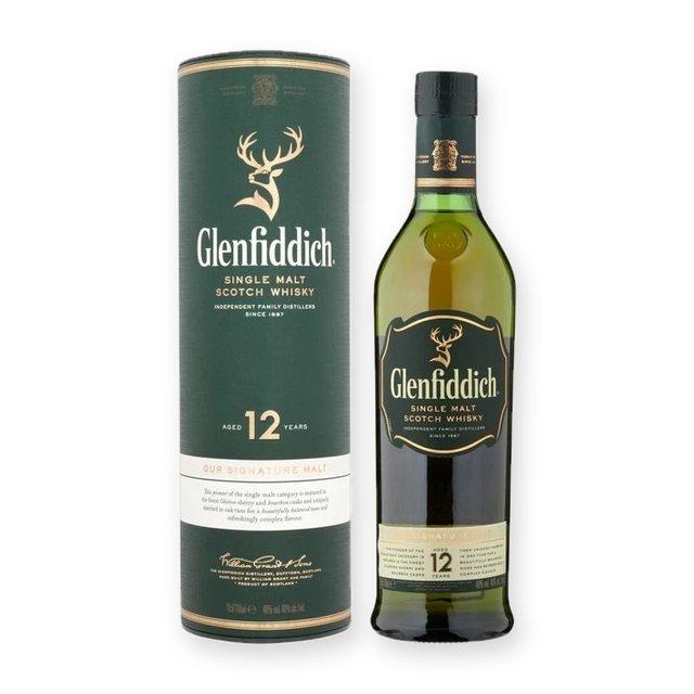 Glenfiddich 12 Year Old Single Malt Scotch Whisky