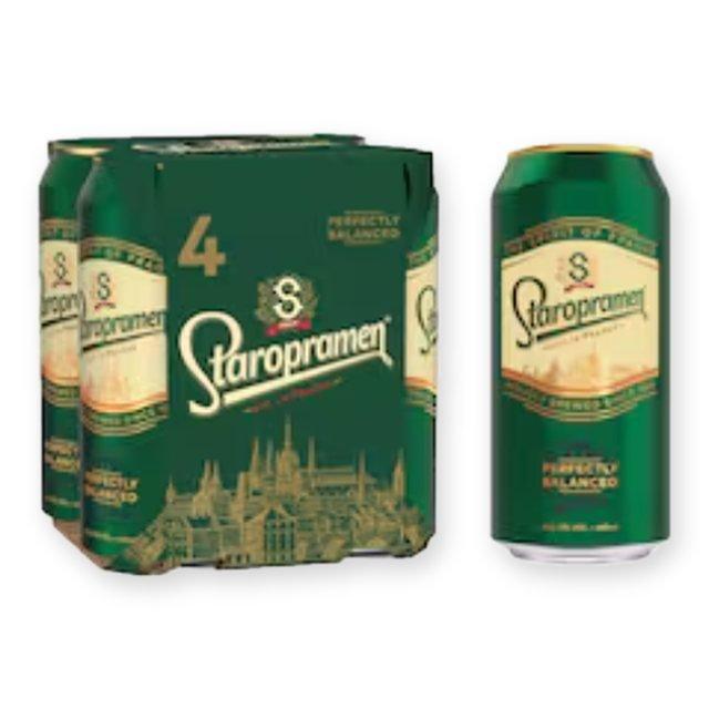 Staropramen Cans 4 x 440ml
