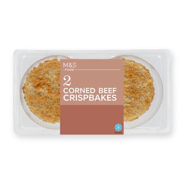M&S 2 Corned Beef Crispbakes