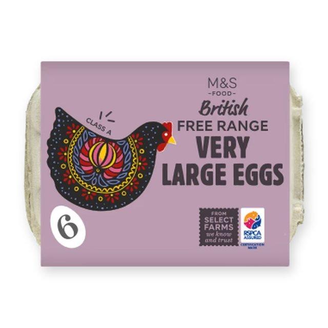 M&S British Free Range Very Large Eggs