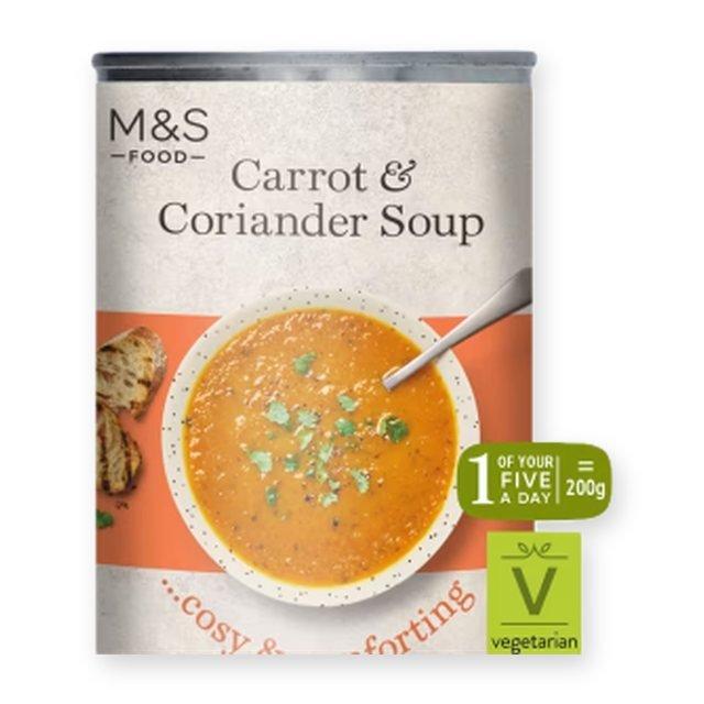 M&S Carrot and Coriander Soup
