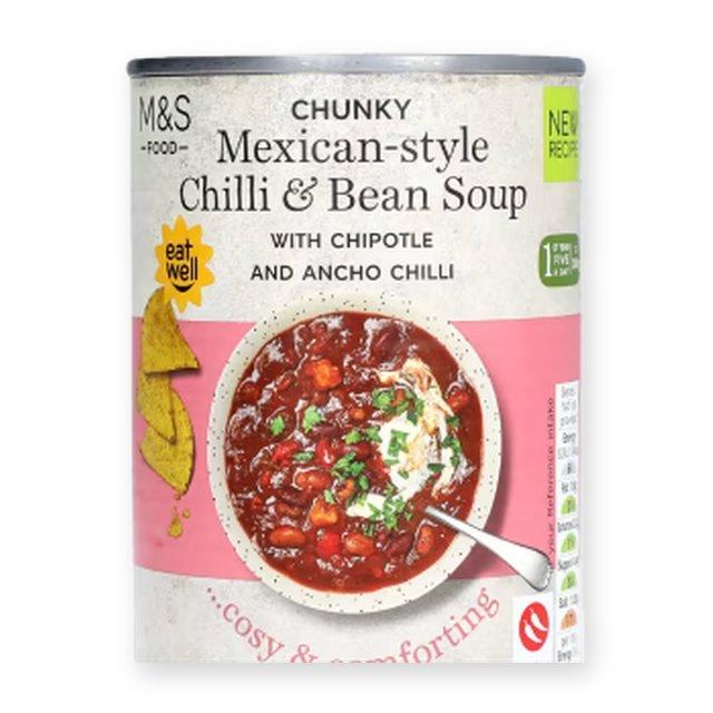 M&S Chunky Mexican-style Chilli and Bean Soup