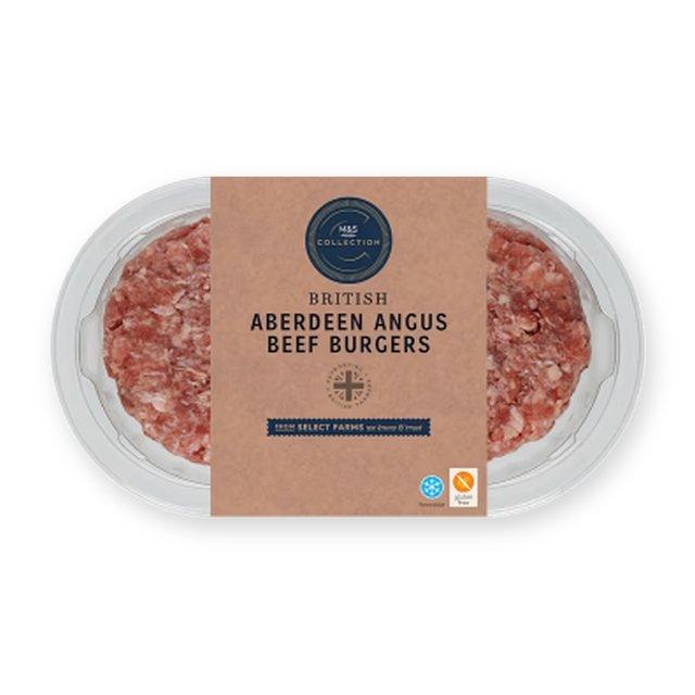 M&S Collection 2 Aberdeen Angus Beef Burgers