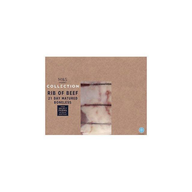 M&S Collection 21 Day Matured Boneless Rib of Beef