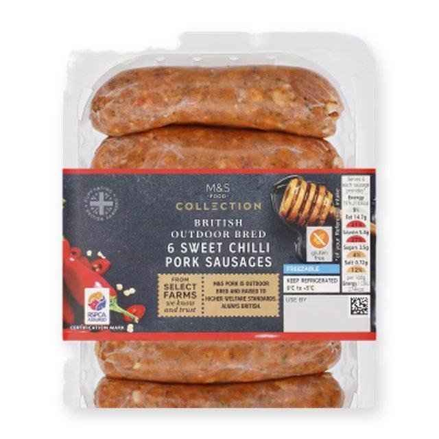 M&S Collection Sweet Chilli Pork Sausages