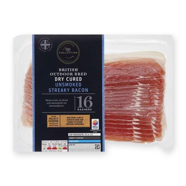 M&S Collection Unsmoked Streaky Bacon