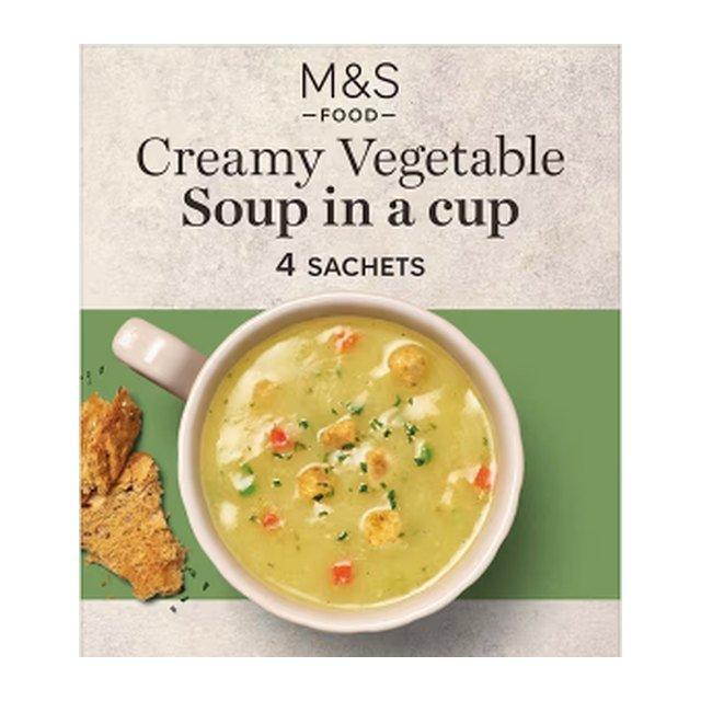 M&S Creamy Vegetable Soup in a Cup
