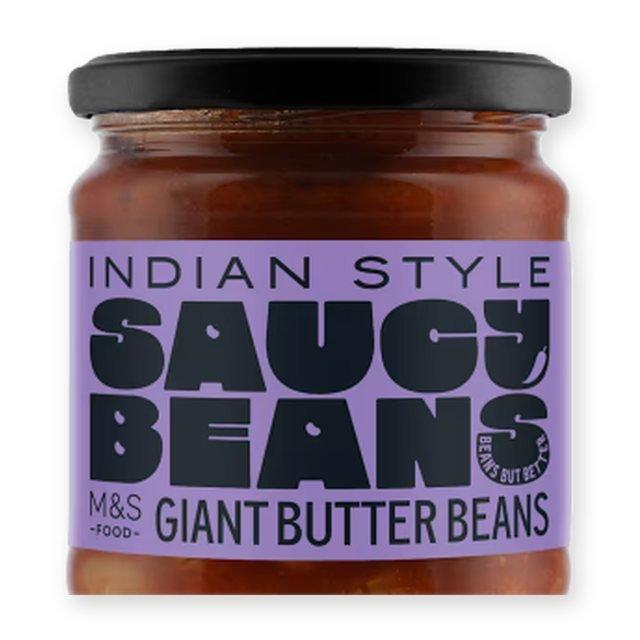 M&S Indian Style Saucy Giant Butter Beans