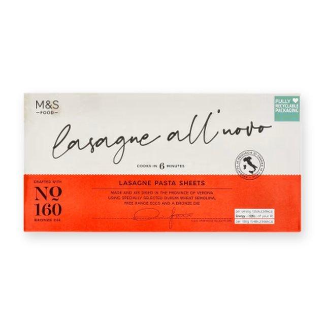 M&S Lasagne Pasta Sheets