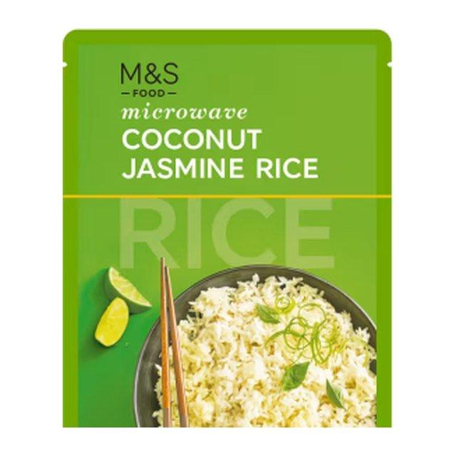 M&S Microwave Coconut Jasmine Rice