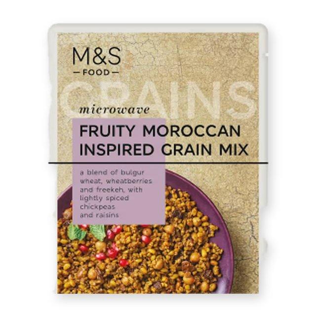 M&S Microwave Fruity Moroccan Inspired Grain Mix