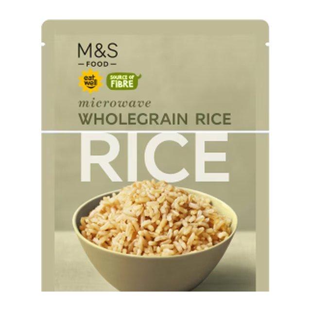 M&S Microwave Wholegrain Rice