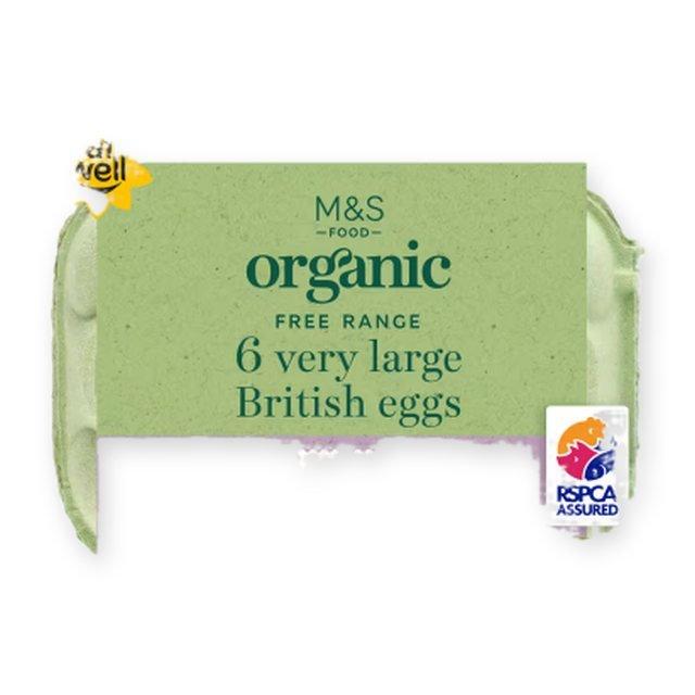 M&S Organic Free Range Very Large Eggs